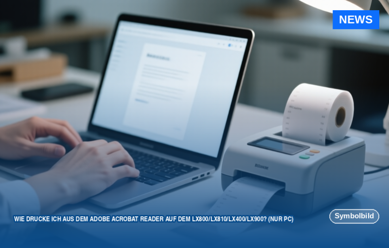 Wie drucke ich aus dem Adobe Acrobat Reader auf dem LX800/LX810/LX400/LX900? (nur PC)